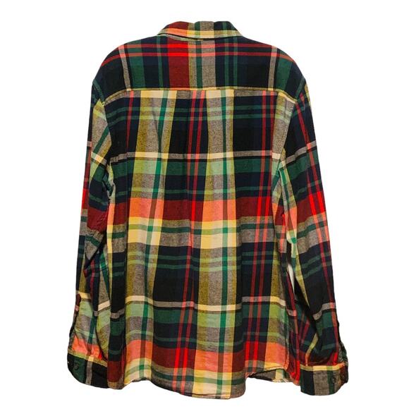 Men's Size Large CARBON2COBALT Plaid Flannel Shirt 100% Cotton L Button Down - Picture 6 of 6